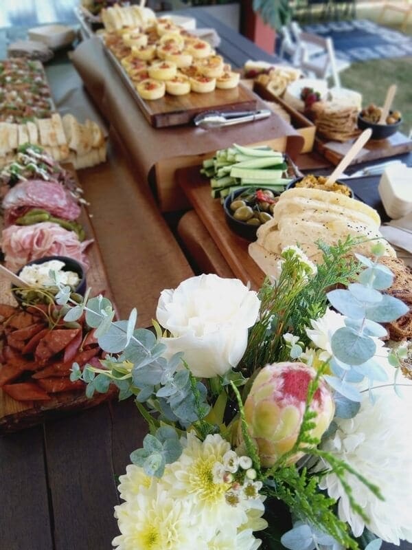 Grazing Table with Flowers - Thistle in the Woods