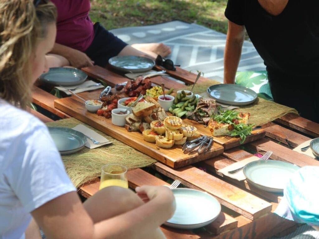 Picnic Grazing Tables and Platters - Thistle in the Woods Catering